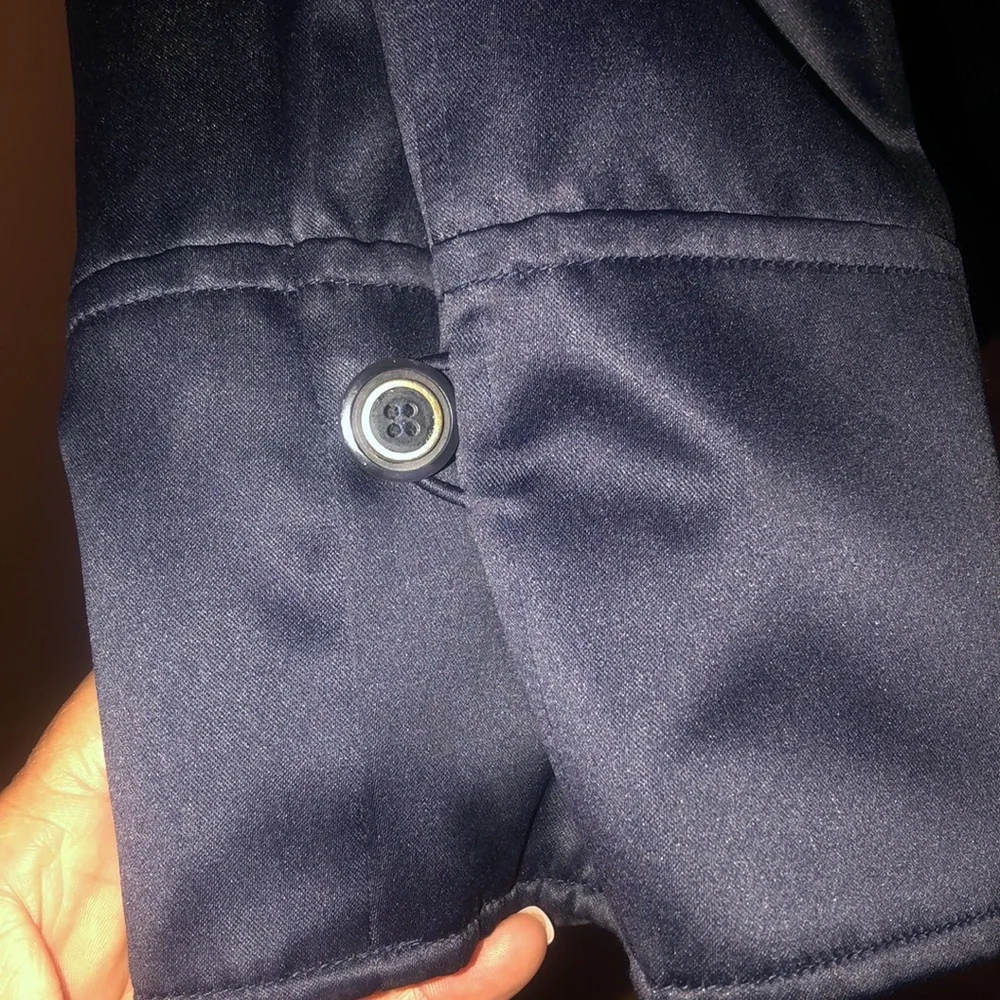 DENNIS BASSO NAVY JACKET SIZE S - Picture 6 of 9